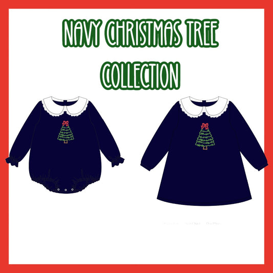NAVY CHRISTMAS TREE COLLECTION-ETA OCT