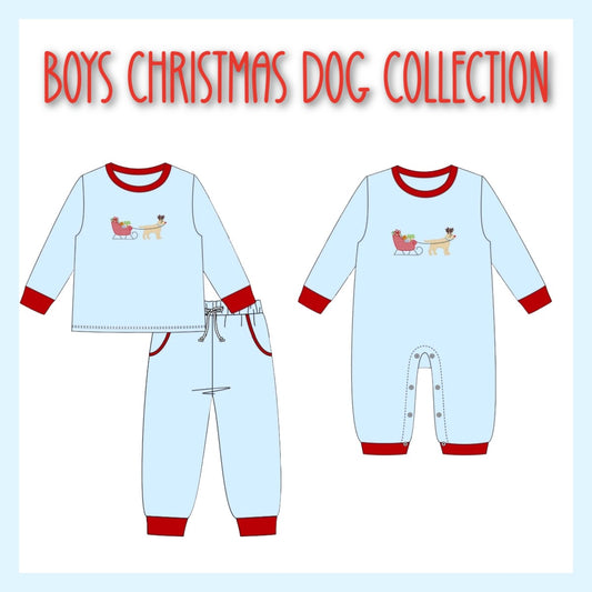 BOYS CHRISTMAS DOG COLLECTION-ETA OCT