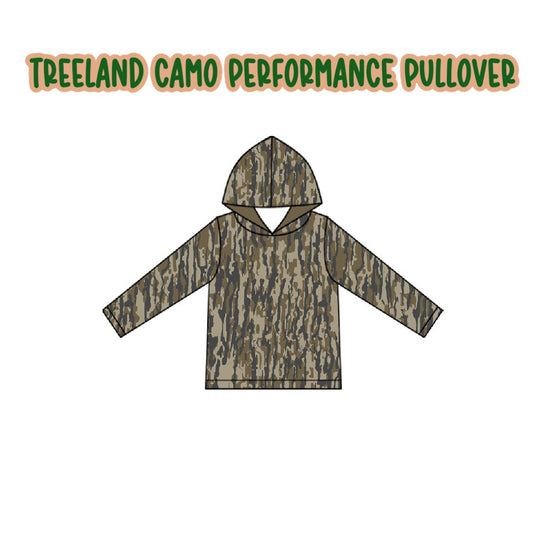 TREELAND CAMO PERFORMANCE PULLOVER (ETA AUGUST)