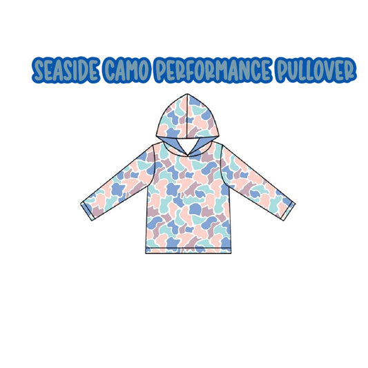 SEASIDE CAMO PERFOAMNCE PULLOVER (ETA AUGUST)