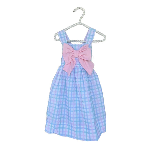 4T PASTEL BOW DRESS