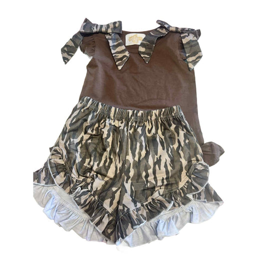GIRLS BOTTOMLAND SHORT SET