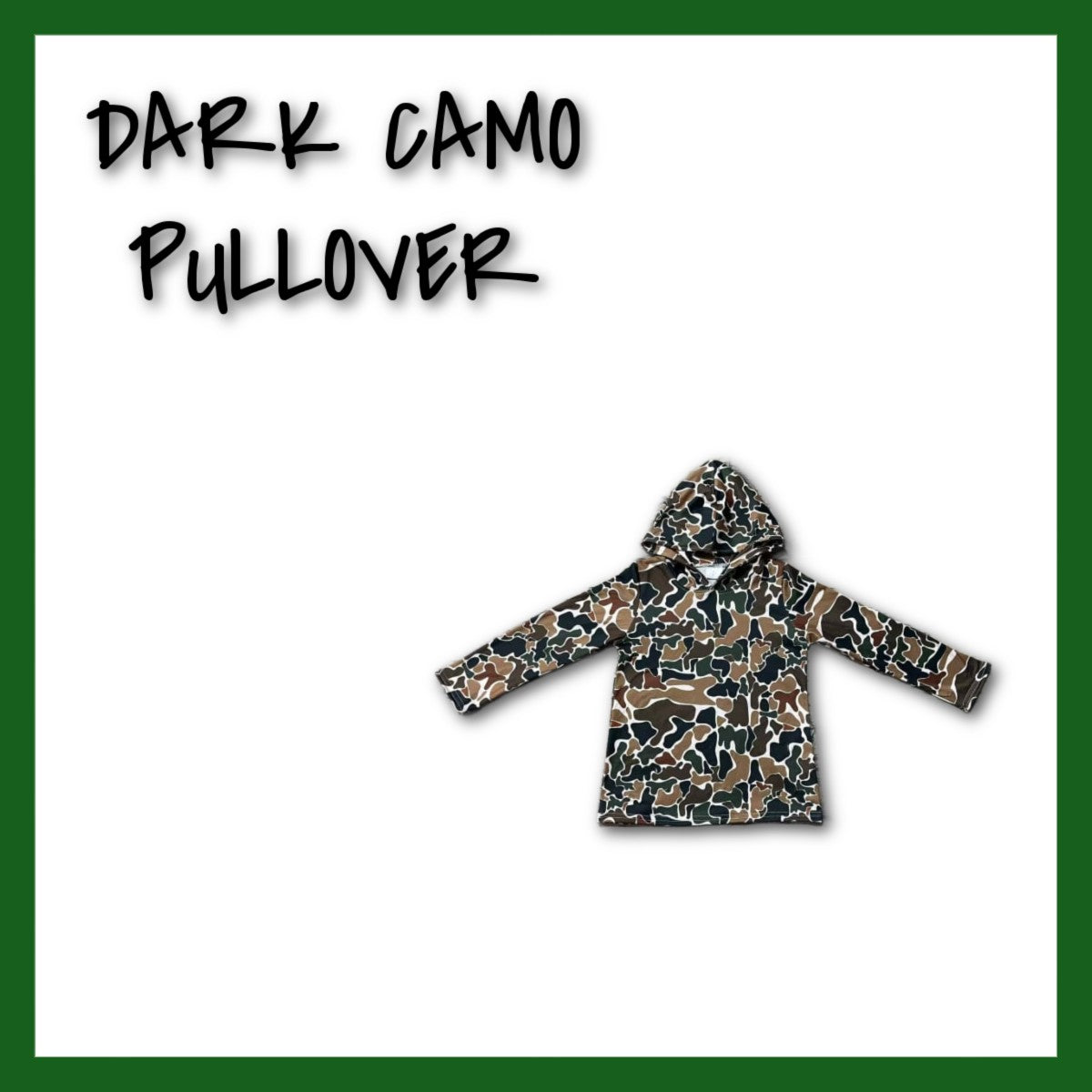 DARK CAMO PULLOVER