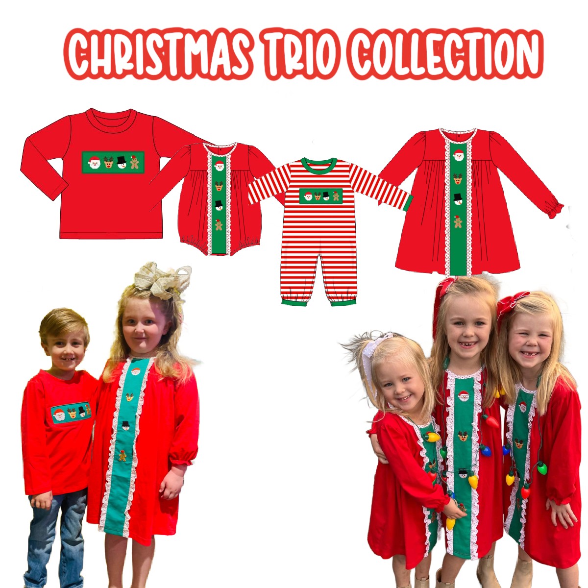 PO 108: CHRISTMAS TRIO DRESS