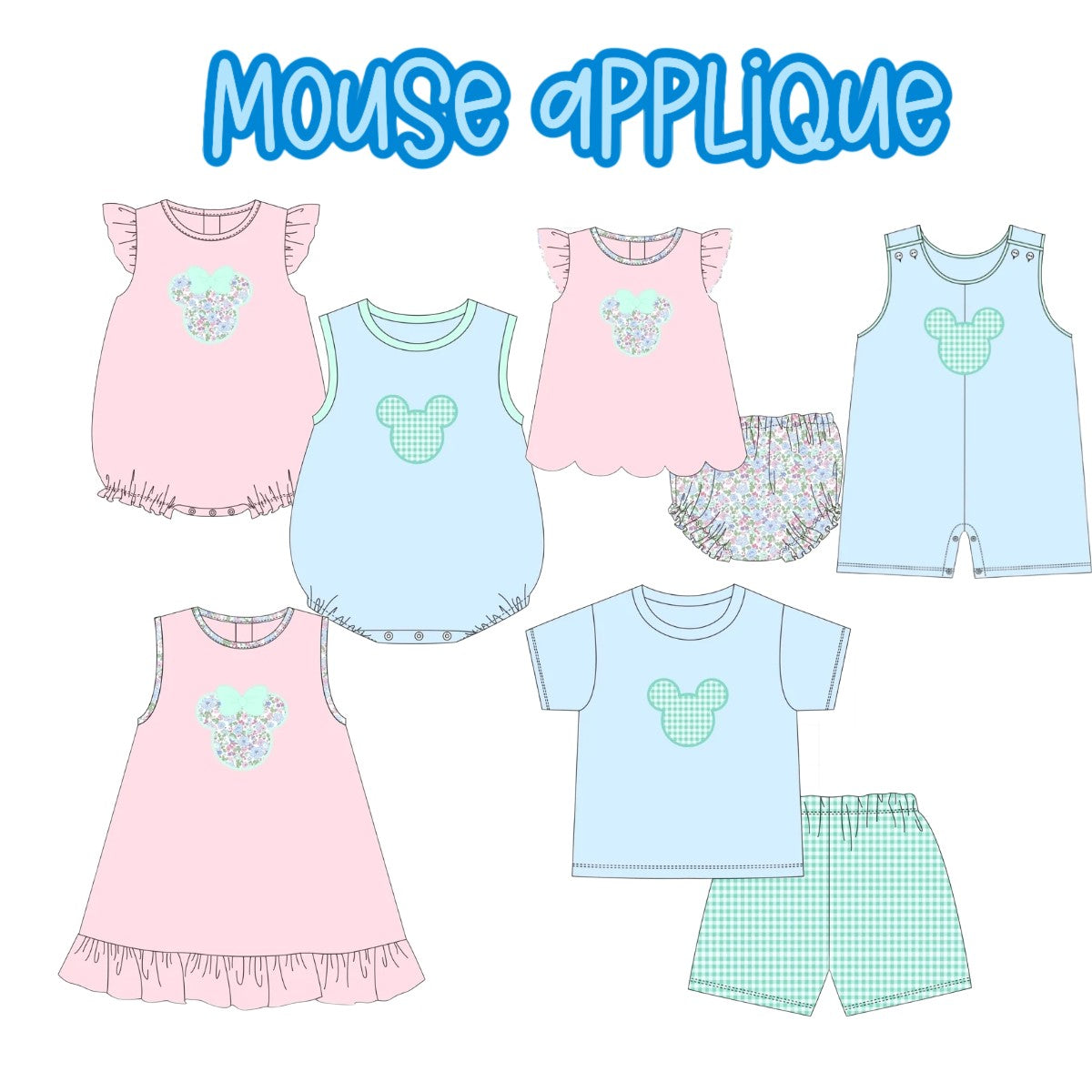 MOUSE APPLIQUE-ETA MARCH