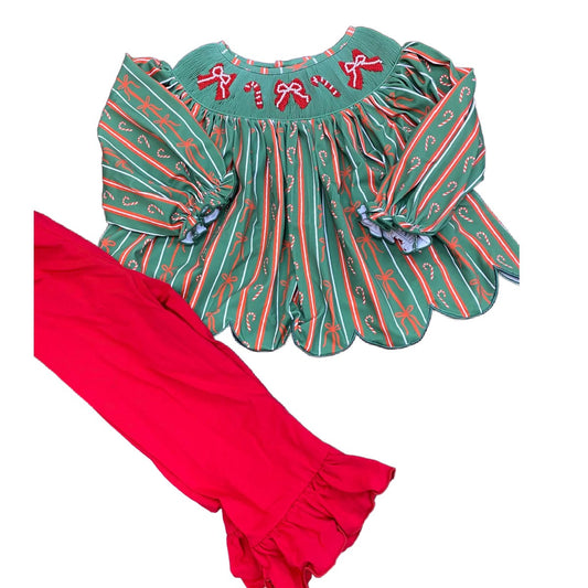 CHRISTMAS PEARL PANTS SET (ETA NOV)