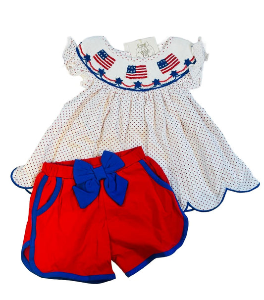 2T GIRLS FREEDOM SHORT SET