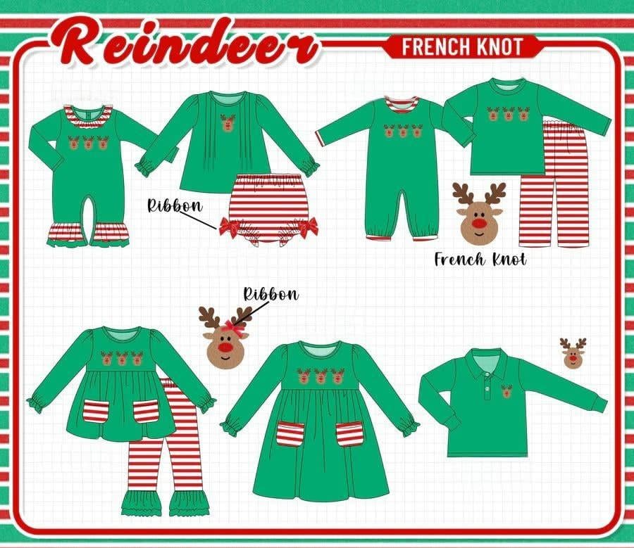 FRENCH KNOT REINDEERS-ETA NOV