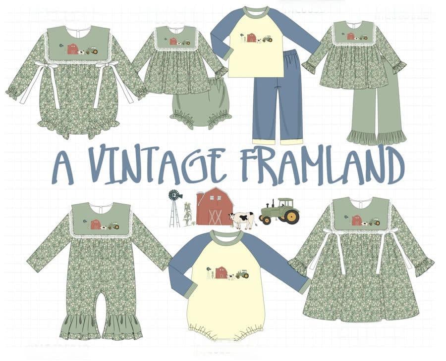 EMBROIDERY VINTAGE FARM COLLECTION-ETA NOV