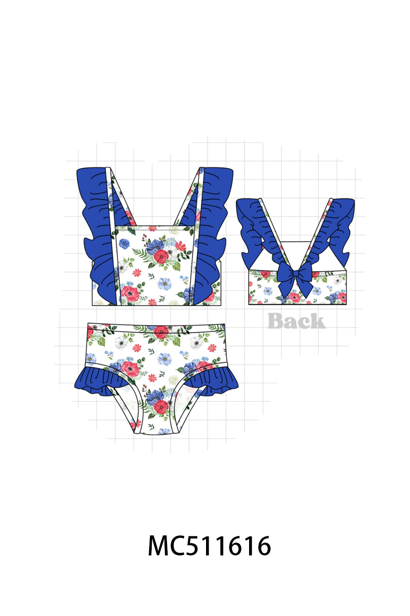 RED, WHITE, & NAVY BLUE FLOWERS COLLECTION - ETA MAY