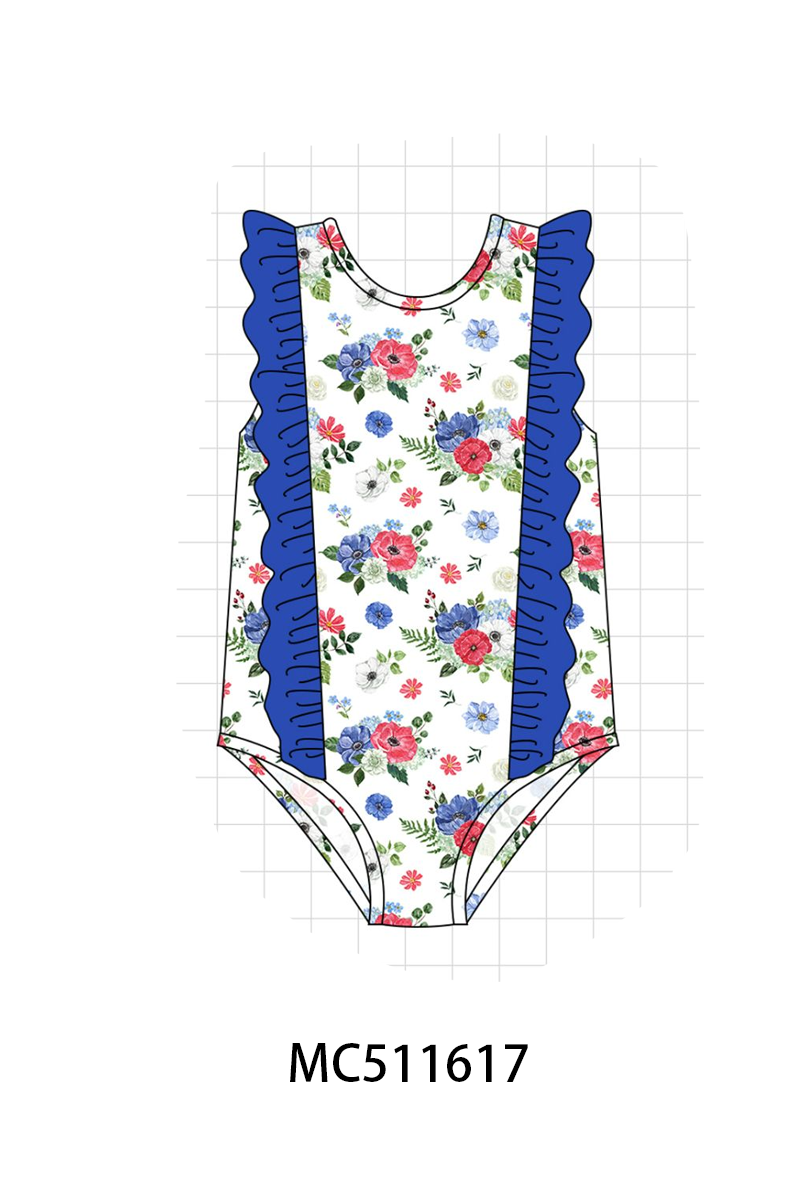 RED, WHITE, & NAVY BLUE FLOWERS COLLECTION - ETA MAY