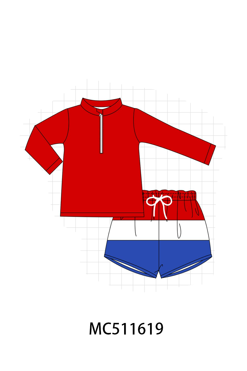 RED, WHITE, & NAVY BLUE FLOWERS COLLECTION - ETA MAY