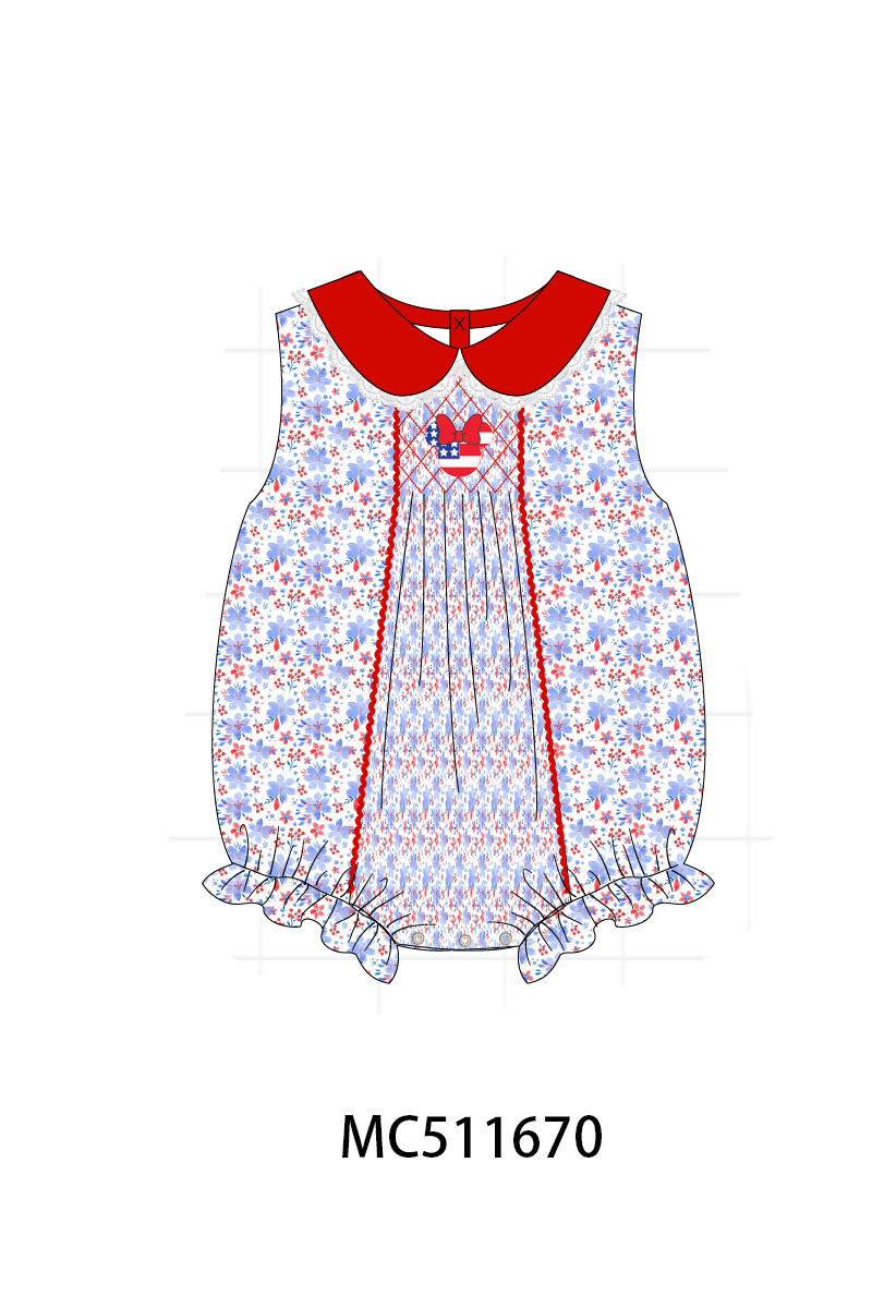 PATRIOTIC SMOCKED MICKEY - ETA MAY