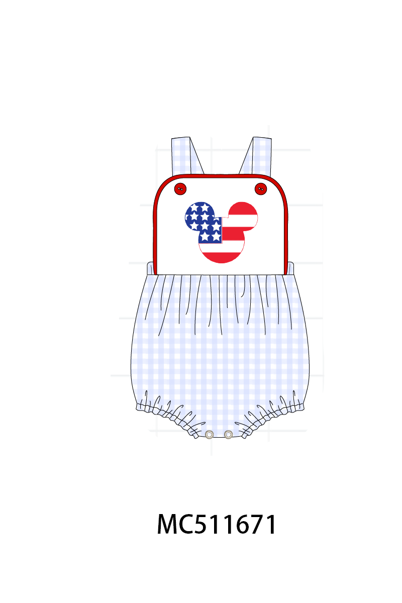 PATRIOTIC SMOCKED MICKEY - ETA MAY
