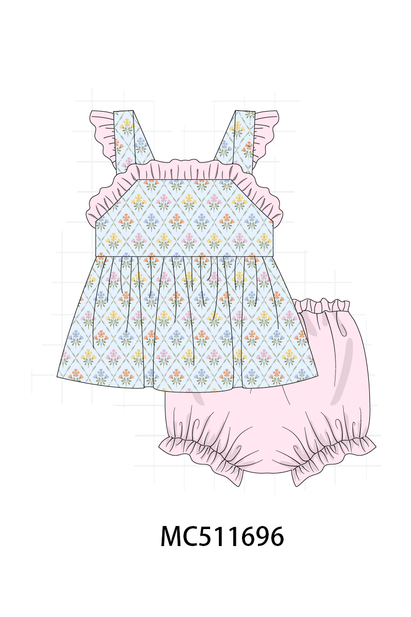 BLUE FLORAL CHECKS COLLECTION - ETA MAY