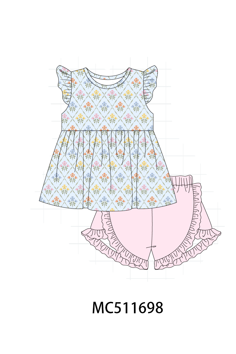 BLUE FLORAL CHECKS COLLECTION - ETA MAY