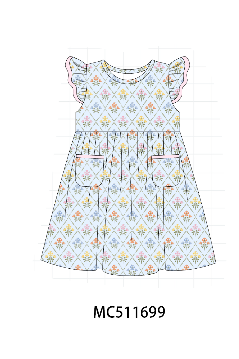 BLUE FLORAL CHECKS COLLECTION - ETA MAY