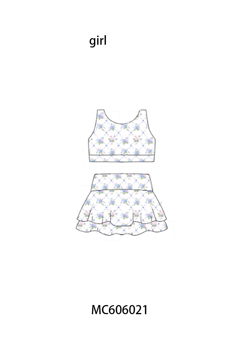 PO95 Blue floral print mom&me active collection 2