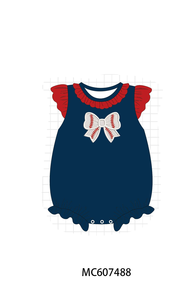 EMBRODIERY BOW BASEBALL-ETA JAN