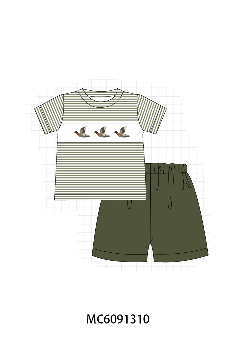 HUNTING EMBRODIERY COLLECTION-ETA APRIL