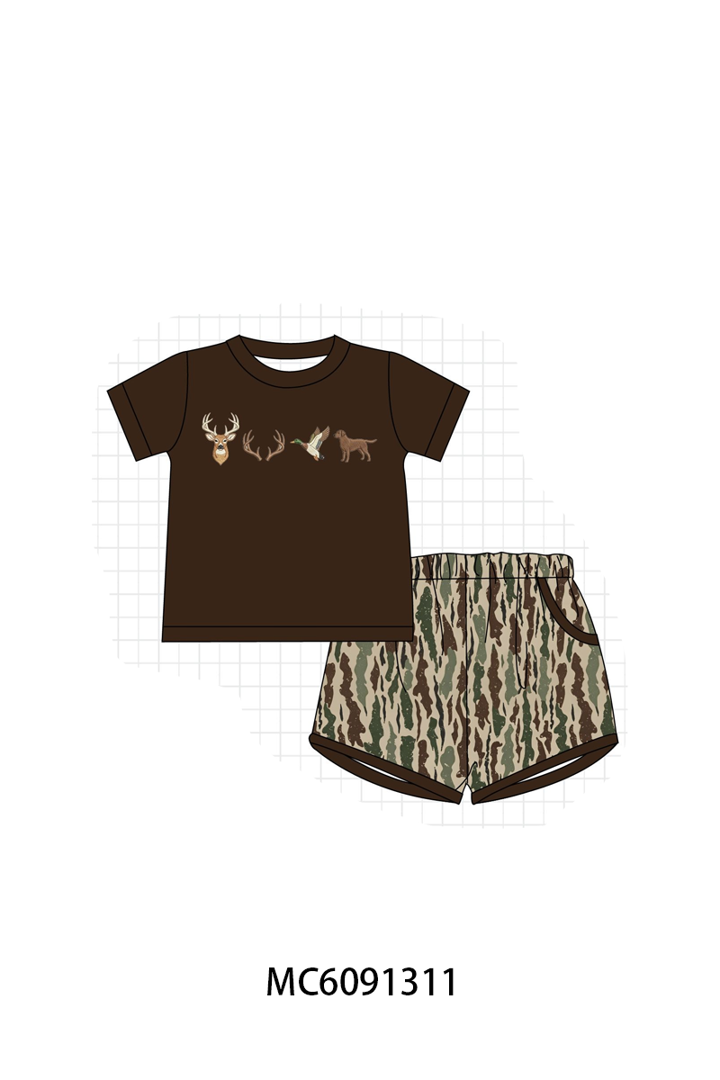 HUNTING EMBRODIERY COLLECTION-ETA APRIL