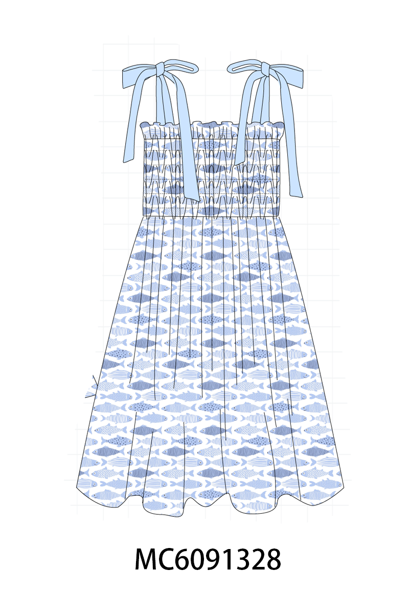BLUE FISH PRINT COLELCTION #2-ETA APRIL