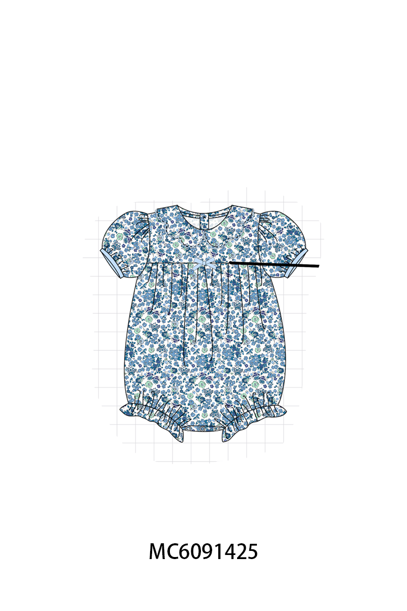 BLUE FLORAL PRINT COLLECTION-ETA APRIL