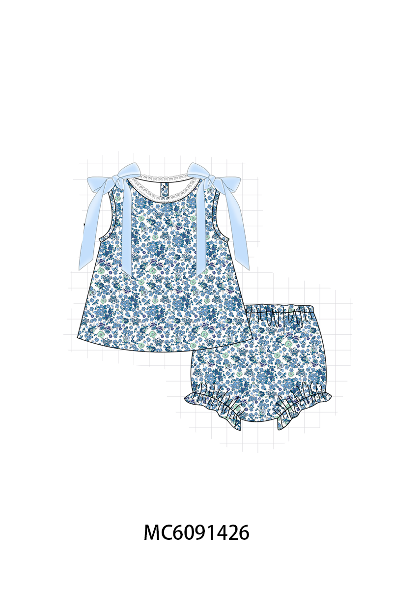 BLUE FLORAL PRINT COLLECTION-ETA APRIL