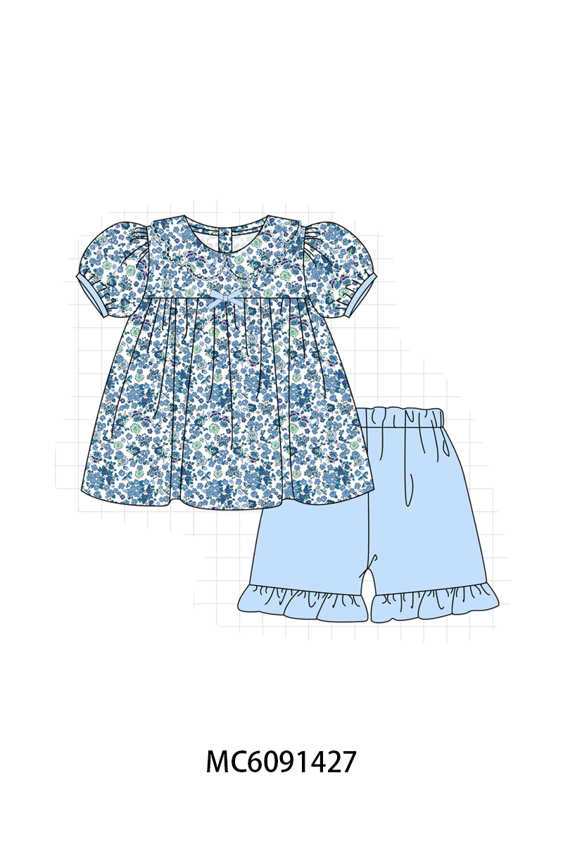BLUE FLORAL PRINT COLLECTION-ETA APRIL