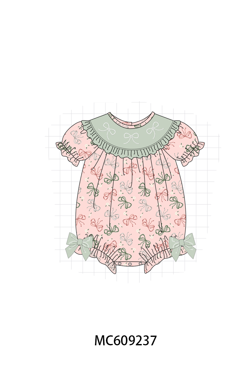 PINK BOW EMBRODIERY COLLECTION-ETA LATE FEB