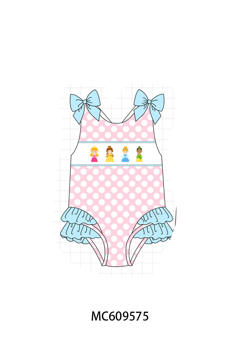 EMBRODIERY PRINCESS SWIM-ETA LATE FEB