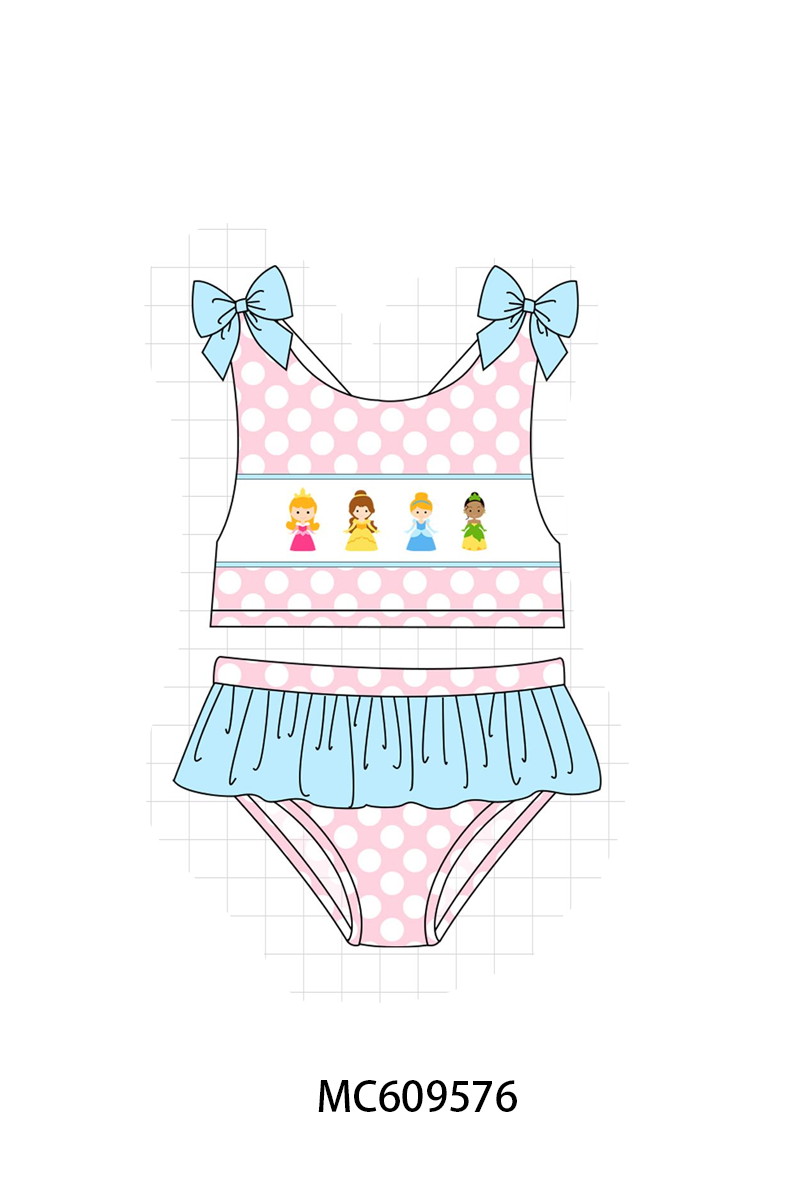 EMBRODIERY PRINCESS SWIM-ETA LATE FEB