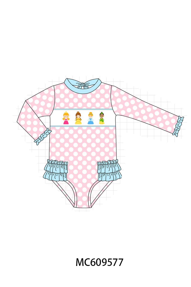 EMBRODIERY PRINCESS SWIM-ETA LATE FEB