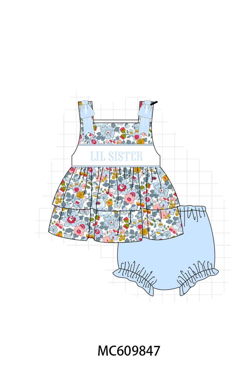 SIBLING FLORAL/GINGHAM-ETA MARCH