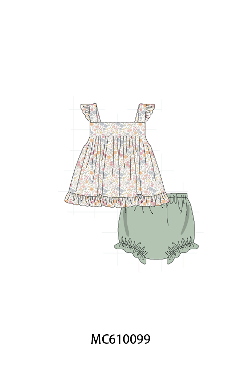 SAGE FLORAL/GINGHAM COLLECTION-ETA APRIL