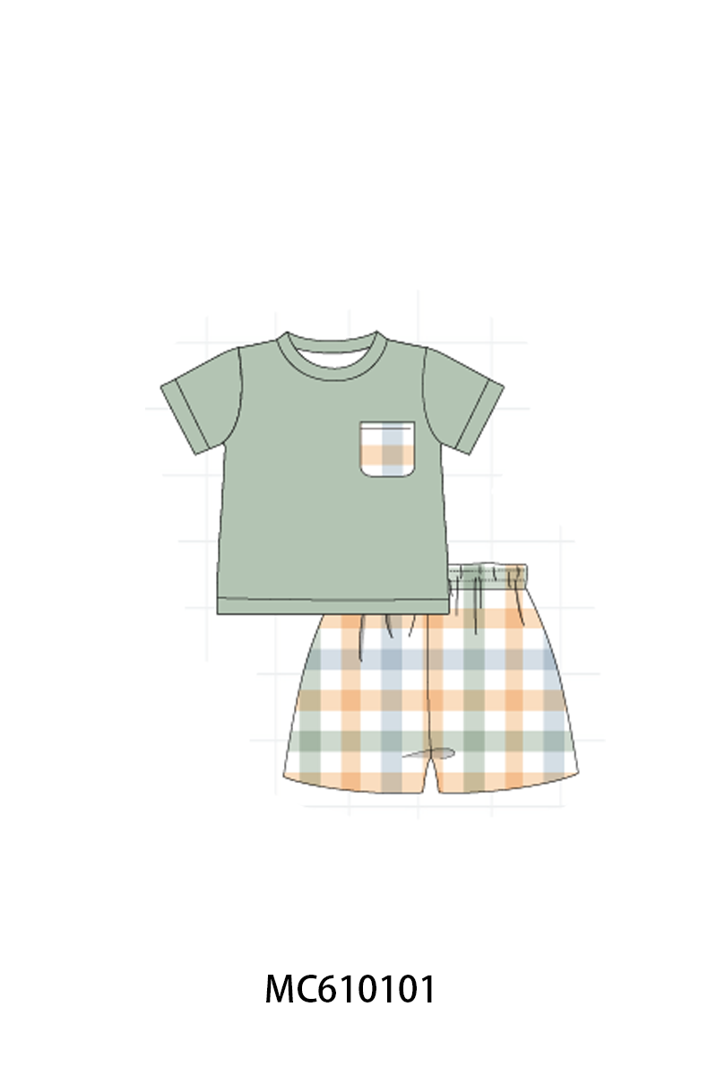 SAGE FLORAL/GINGHAM COLLECTION-ETA APRIL