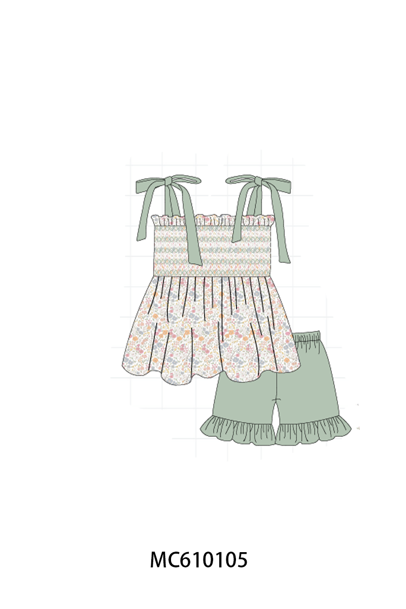 SAGE FLORAL/GINGHAM COLLECTION-ETA APRIL