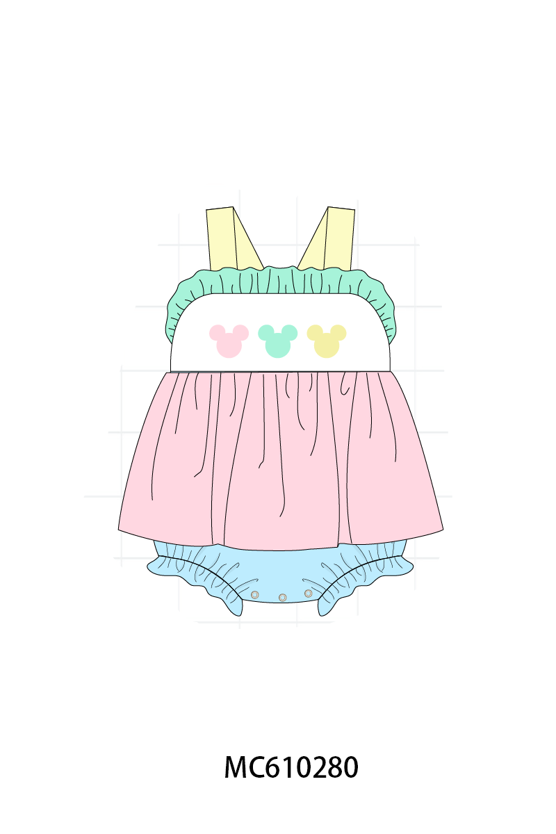 COLORBLOCK EMBRODIERY MOUSE-ETA APRIL