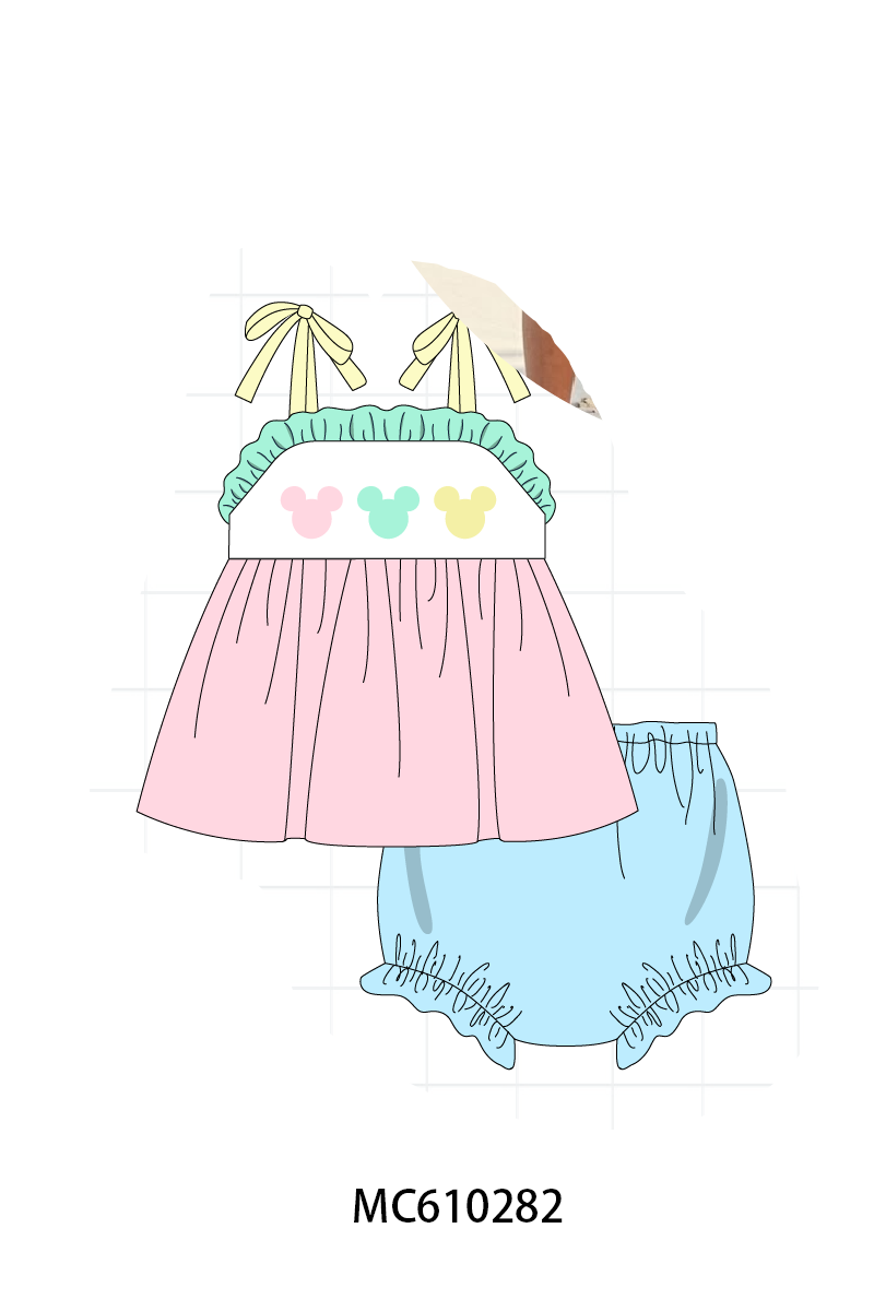COLORBLOCK EMBRODIERY MOUSE-ETA APRIL