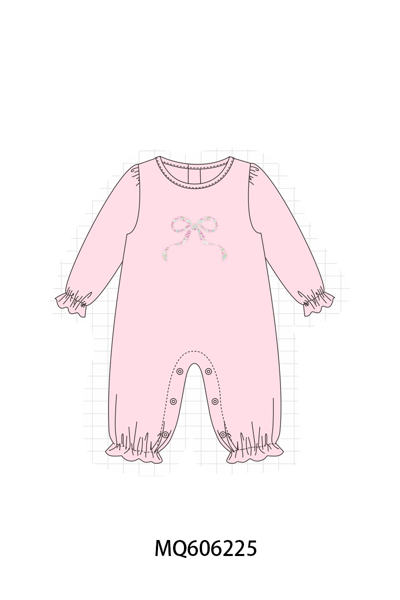 PINK FLORAL BOW (ETA LATE DEC)