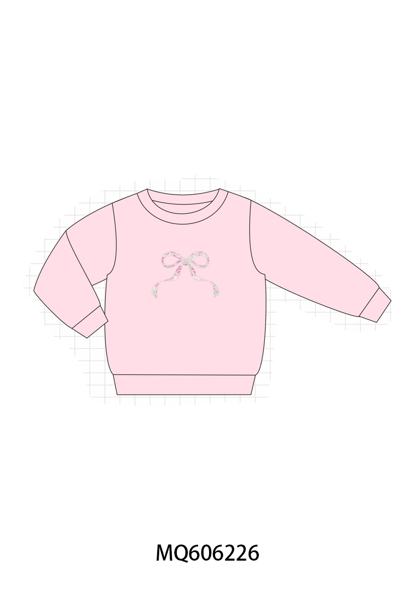 PINK FLORAL BOW (ETA LATE DEC)