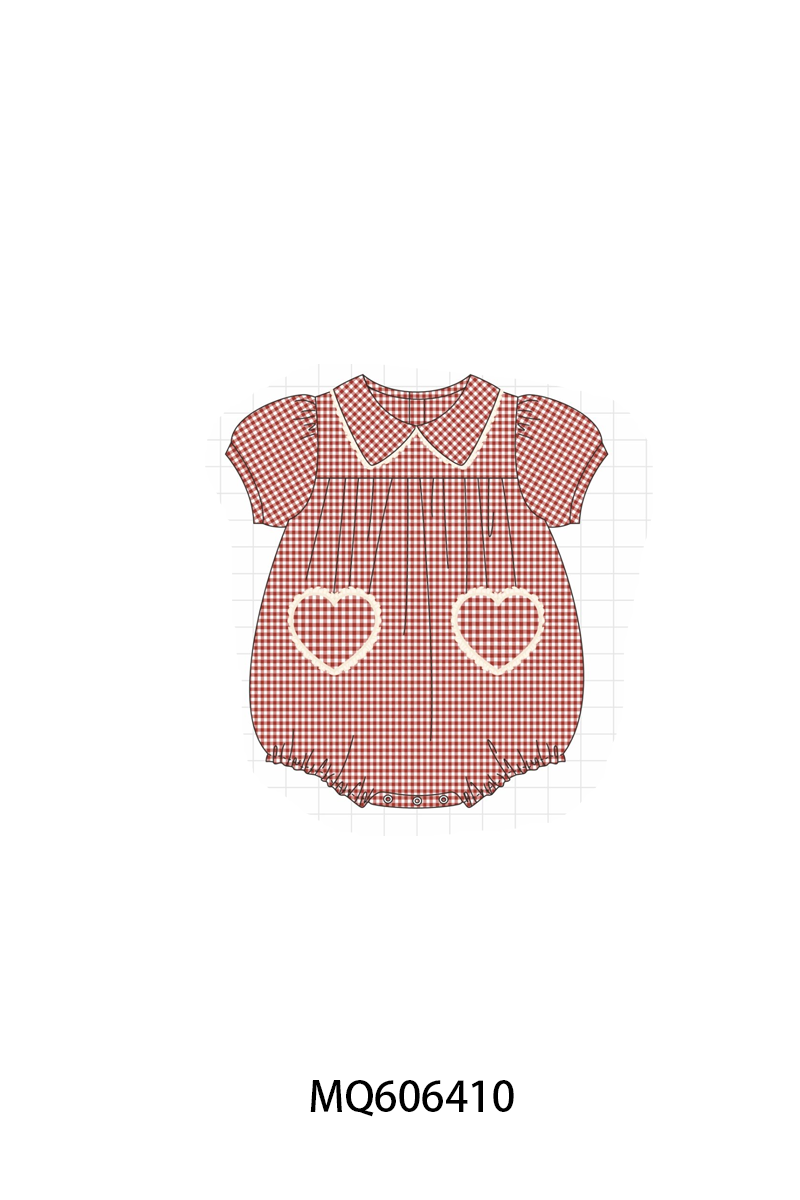 RED GINGHAM HEART (ETA LATE DEC)