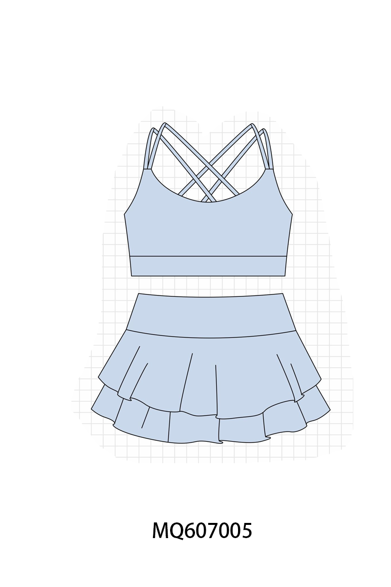 GIRLS ACTICE SKORT SETS-ETA FEB