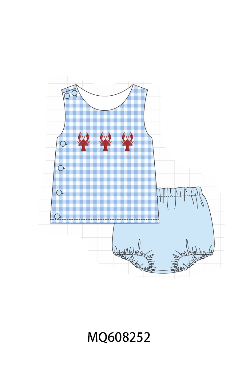 BLUE GINGHAM CRAWFISH-ETA MARCH