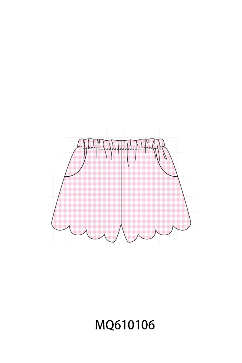 GIRLS GINGHAM SHORTS-ETA MAY