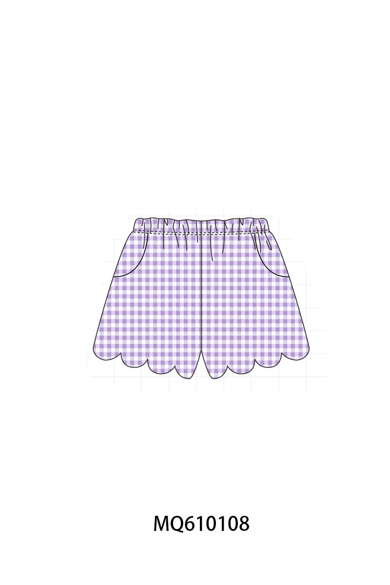 GIRLS GINGHAM SHORTS-ETA MAY