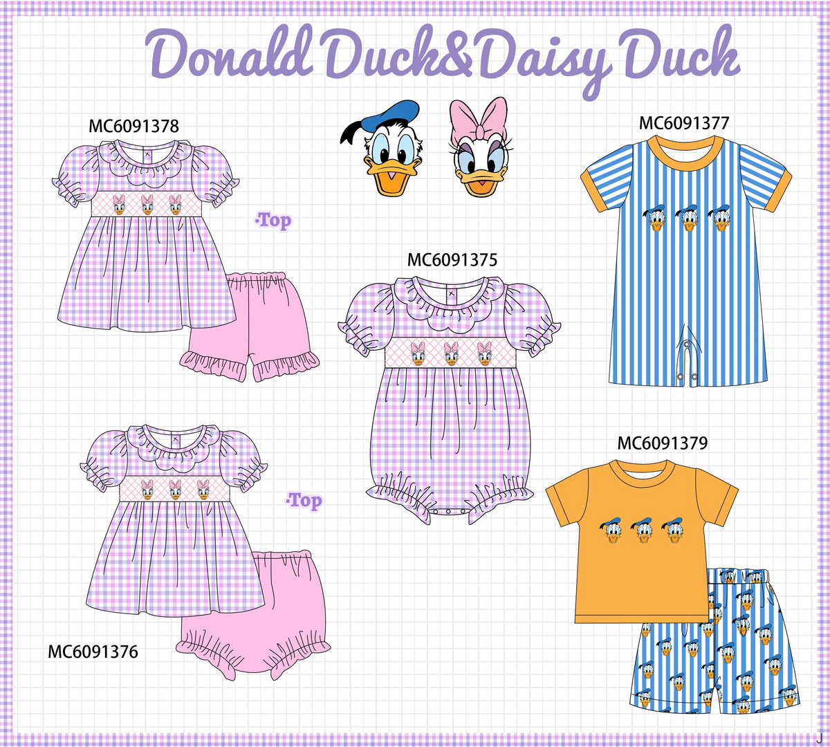 DONALD & DAISY COLLECTION-ETA APRIL