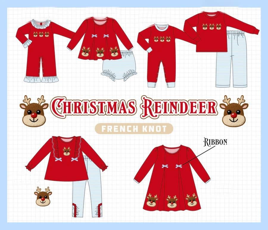 RED CHRISTMAS REINDEER-ETA NOV