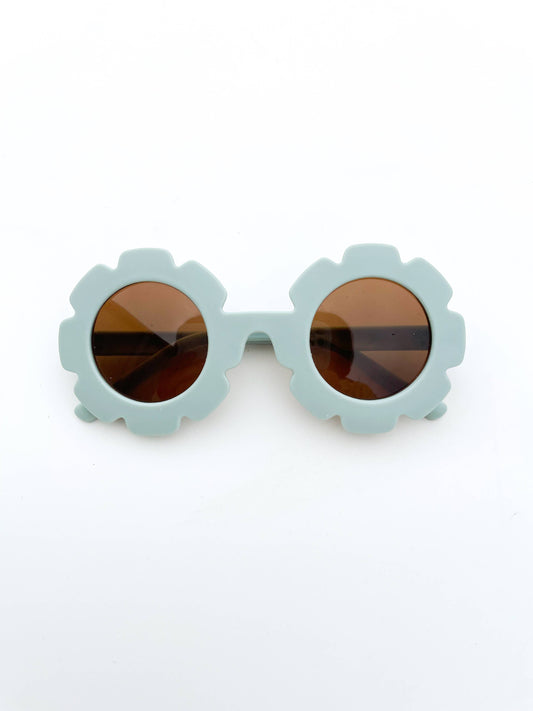 Daisy Day Flower Sunglasses in Mint - Kids/Toddler