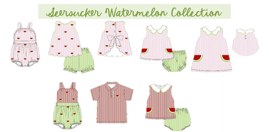 SEERSUCK WATERMELON COLLECTION - ETA  LATE APRIL